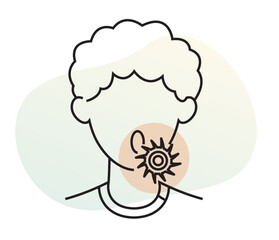 Coronavirus Symptoms - Sore Throat - Icon