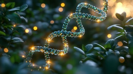 DNA helix within a natural setting