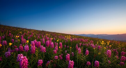 Bouquet of Beautiful Mimosa Flowers on Soft Background