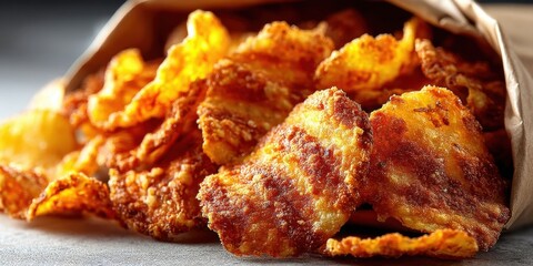 Crispy Roasted Potato Chips for Snacking