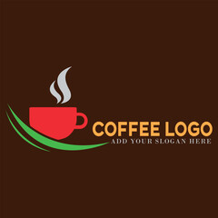 coffee shop and coffee beans store logo