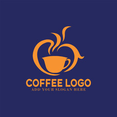 coffee shop and coffee beans store logo