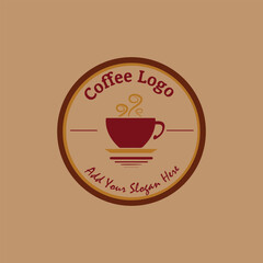 coffee shop and coffee beans store logo