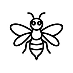 Obraz premium Bee Animal outline Icons