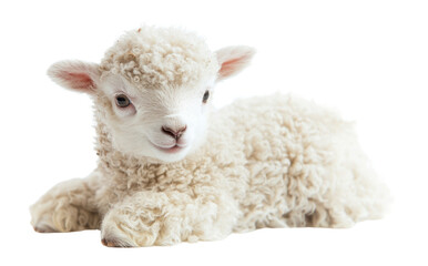 PNG Baby white lamb animal sheep cute.