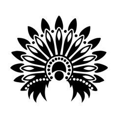 carnival icon, carnival silhouette vector illustration-simple silhouette illustration of carnival, perfect for carnival logos and icons