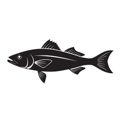 sea fish in vector art underwater animal
