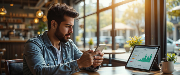 Understanding financial independence while working in a cozy cafe during the afternoon