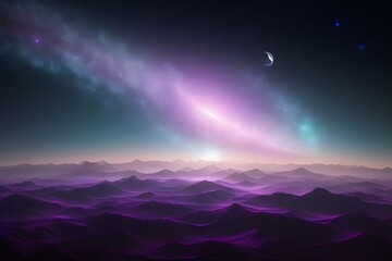 Fototapeta premium night sky with stars and clouds