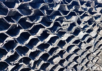 Offset corrugated fills designed for efficient cooling tower performance in industrial settings