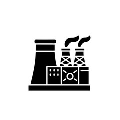 creative details thermal power station icon vector illustration	