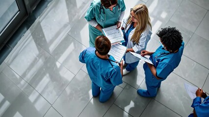 Medical professionals in action, providing dedicated healthcare services, Healthcare professionals actively delivering dedicated services, High Quality stock video