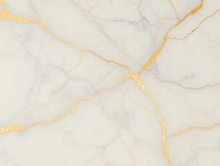 White Marble Texture with Gold Veins