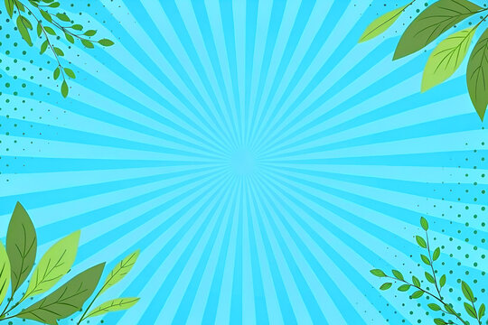Summar background, green leavesbon summar background
