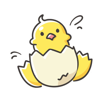 recommend clip art: baby chick icon, baby chick vector illustration-simple illustration of baby chick, perfect for baby chick logos and icons