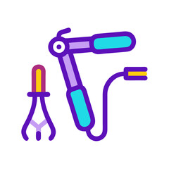 Bright Toy Claw Game Machine Arm Vector Illustration