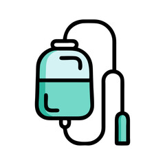 Airpods Pro with wireless charging case vector icon