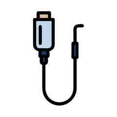 Minimalist vector illustration of medical IV drip bag