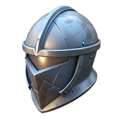 weathered knight helmet , medieval game 3d icon