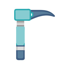 Vector Illustration of a Laryngoscope on Black Background