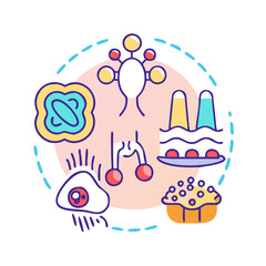 Abstract Vector Illustration Featuring Ecology, Science, and Technology Elements