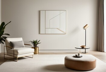 A living room with a white couch and two chairs.