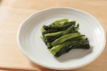 のらぼう菜の漬物