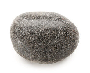 Pebble stone on white background