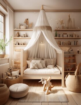  Kinderzimmer im Rustikal-/Landhausstil