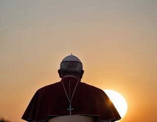 the pope walking to another life