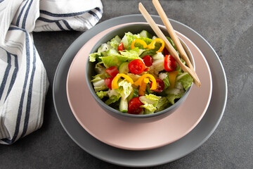 salad with vegetables