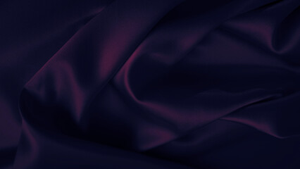 Black dark deep blue violet purple pink background. Silk satin fabric. Luxury elegant beauty...
