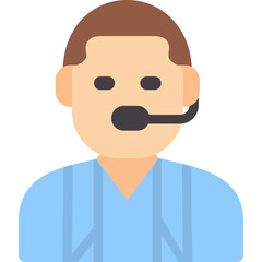 Business Man Flat Icon