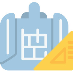 Blueprint Flat Icon