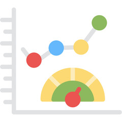 Performance Metrics Flat Icon