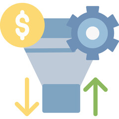 Conversion Rate Flat Icon