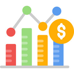 Business Growth Flat Icon