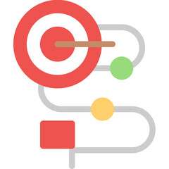 Goal Achievement Flat Icon