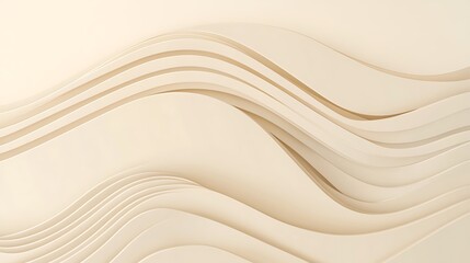 Obraz premium Cream Wave Abstract Background. (1)