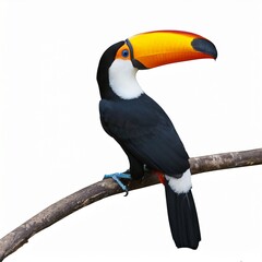 Obraz premium toucan isolated on white background