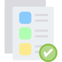 Obraz premium Task Productivity Flat Icon