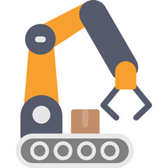 Manufacturing Process Flat Icon