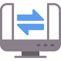 Remote Collaboration Platform, teamwork, online collaboration, cloud-based work, project management, virtual team, remote work, remote access, digital workspace, cloud collaboration Flat Icon