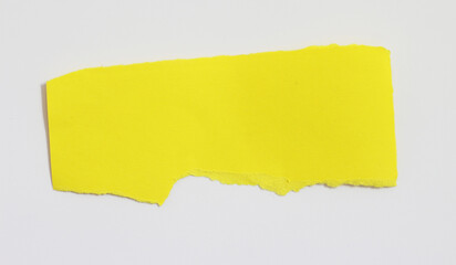 torn tear paper isolated on white background