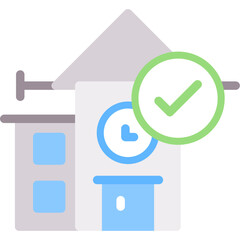 Distance Learning Flat Icon