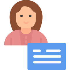 Teaching Assistant Flat Icon