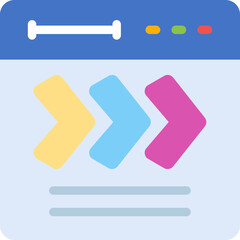 Breadcrumbs Flat Icon