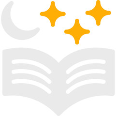 Night Reading Flat Icon
