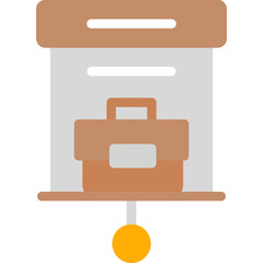 Job Fair Board Flat Icon