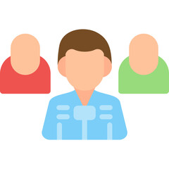 Team Flat Icon